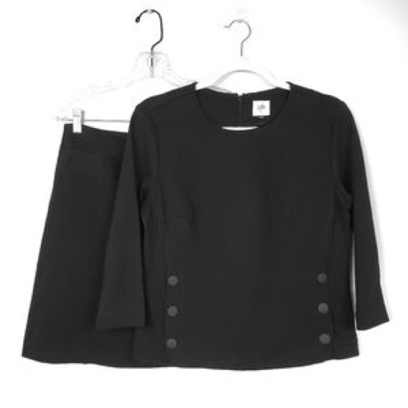 CAbi Black Soft 2pc Chic Skirt Set S/4* - Picture 10 of 10